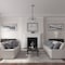 Ekena Millwork Alexa Ceiling Medallion (Fits Canopies up to 3"), 15"OD x 1 3/4"P, Ultra Pure White Crackle CM14AXUWC - alternate 4